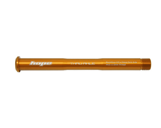 HOPE Framhjulsaxel för ROCKSHOX Pike/Lyric/Zeb-gaffel Orange