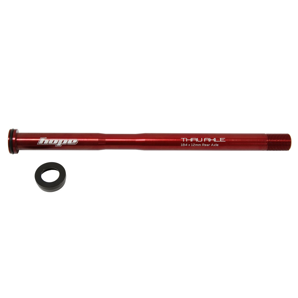 HOPE bakhjulsaxel 184mm #HTAR184 Röd