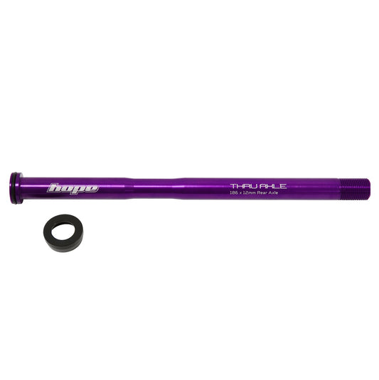HOPE Bakhjulsaxel 186mm #HTAR186 Lila