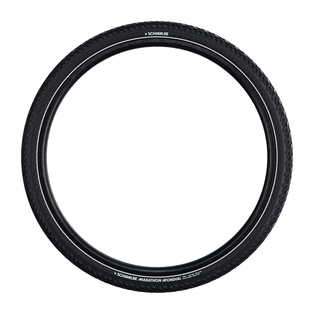 SCHWALBE MARATHON MONDIAL 27.5x2.40 ADDIX RaceGuard Reflex Tubetype Styvt däck