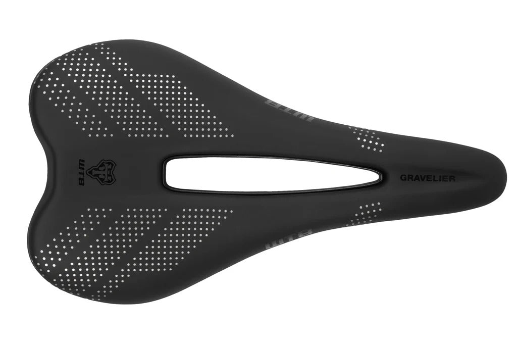 WTB GRAVELIER 140mm Saddle CRMO Rails Black