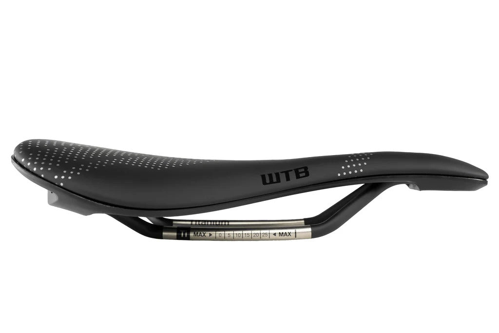 WTB GRAVELIER 140mm Saddle CRMO Rails Black