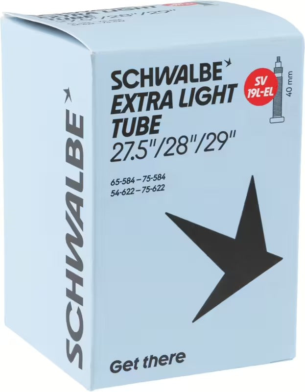 SCHWALBE EXTRA LIGHT SV 19L 27.5/29x2.10/3 Presta 40 mm Inner Tube