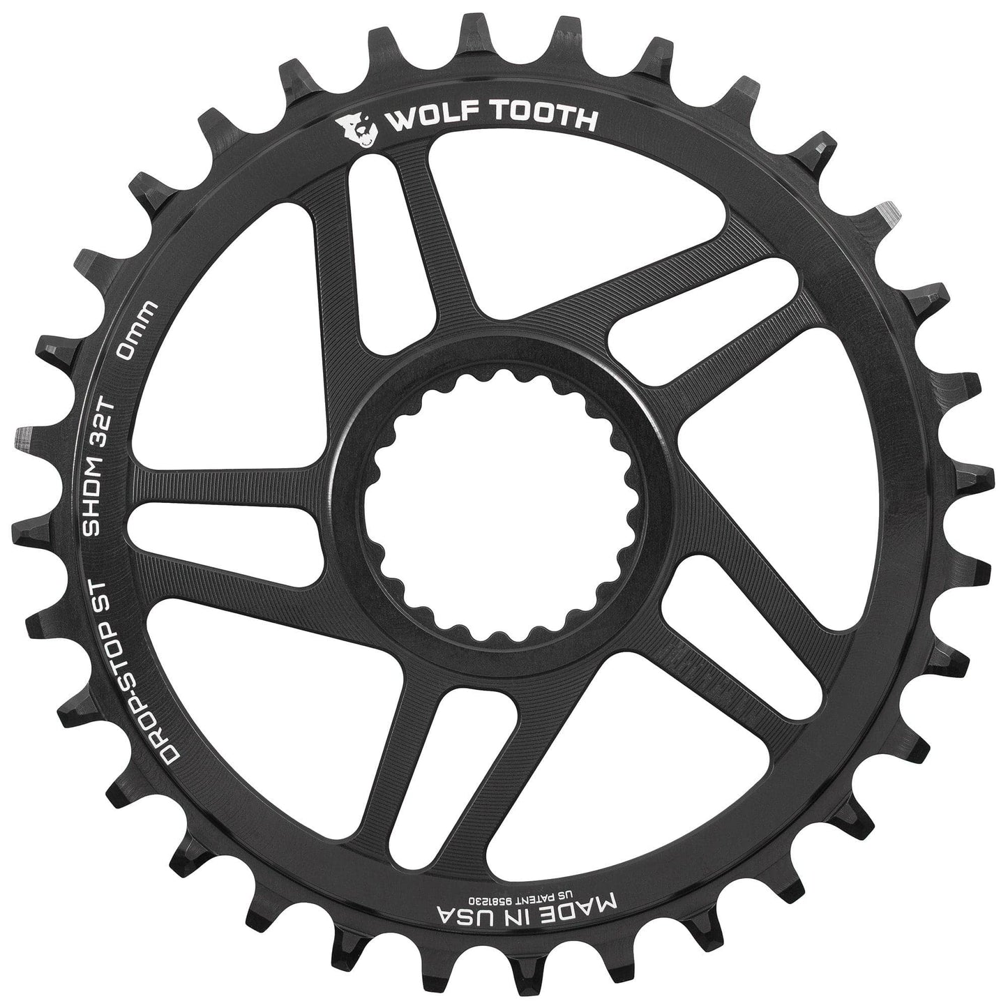 Mono WOLF TOOTH 12V SHIMANO Direktmonterad Offset 0mm kedjekrans