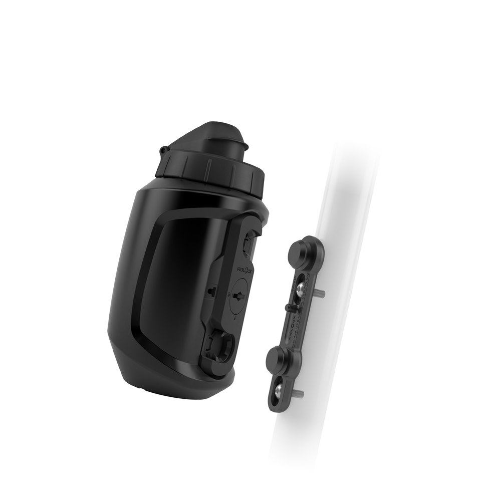 Flask- och flaskhållarsats FIDLOCK TWIST UNI BASE 550 ml Svart