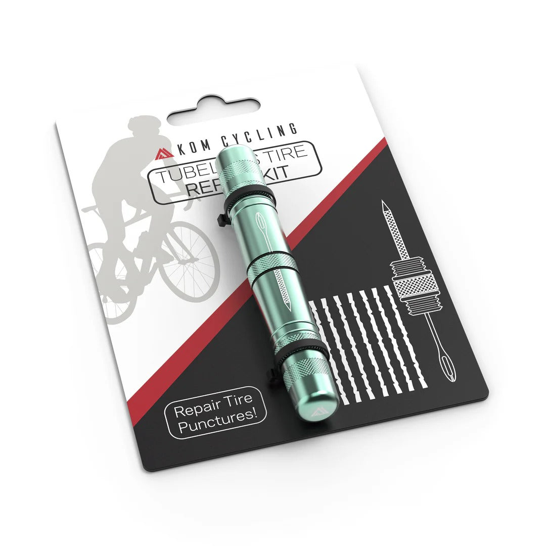KOM CYCLING Slanglös Celeste reparationssats