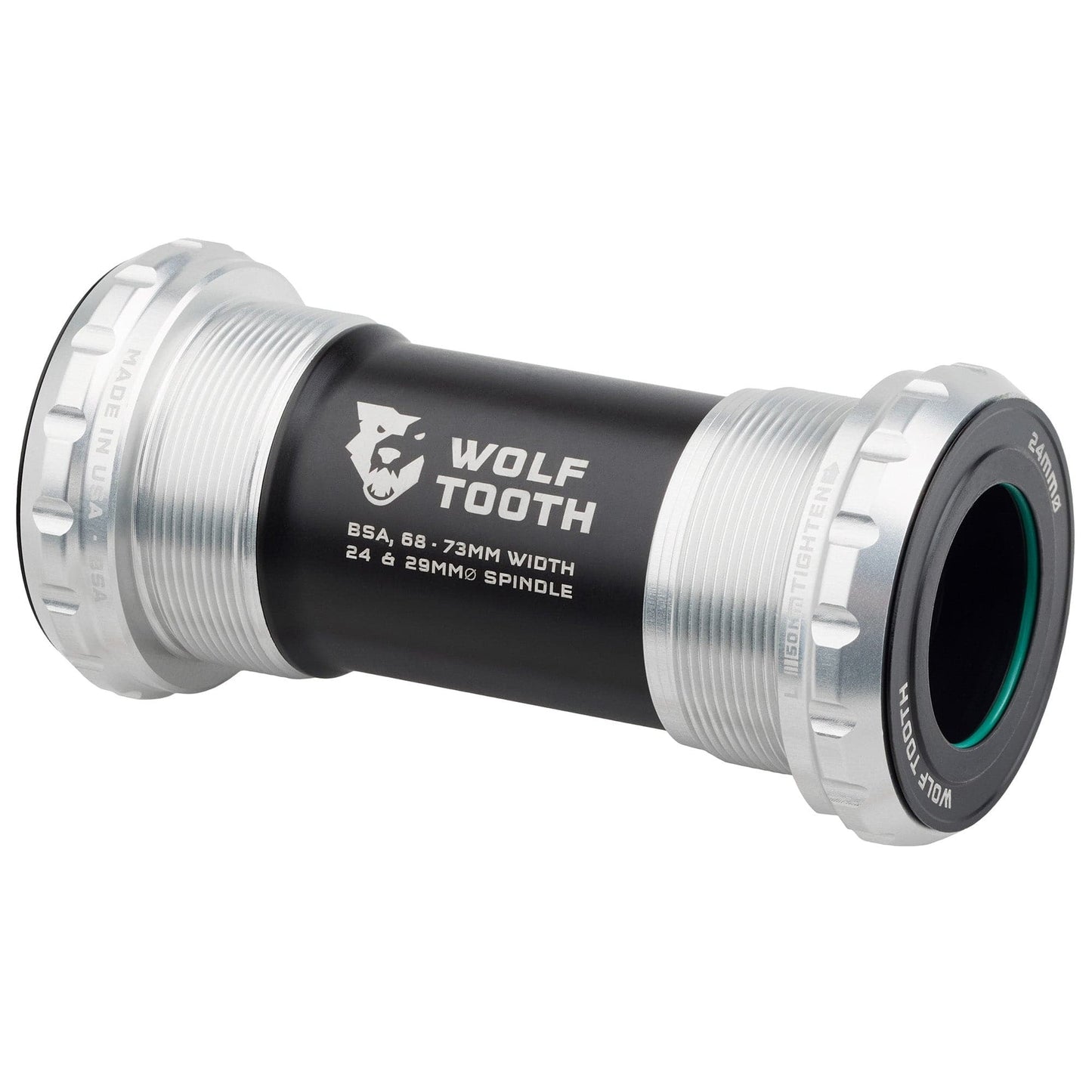 WOLFTOOTH BSA 24mm Raw Silver crankset