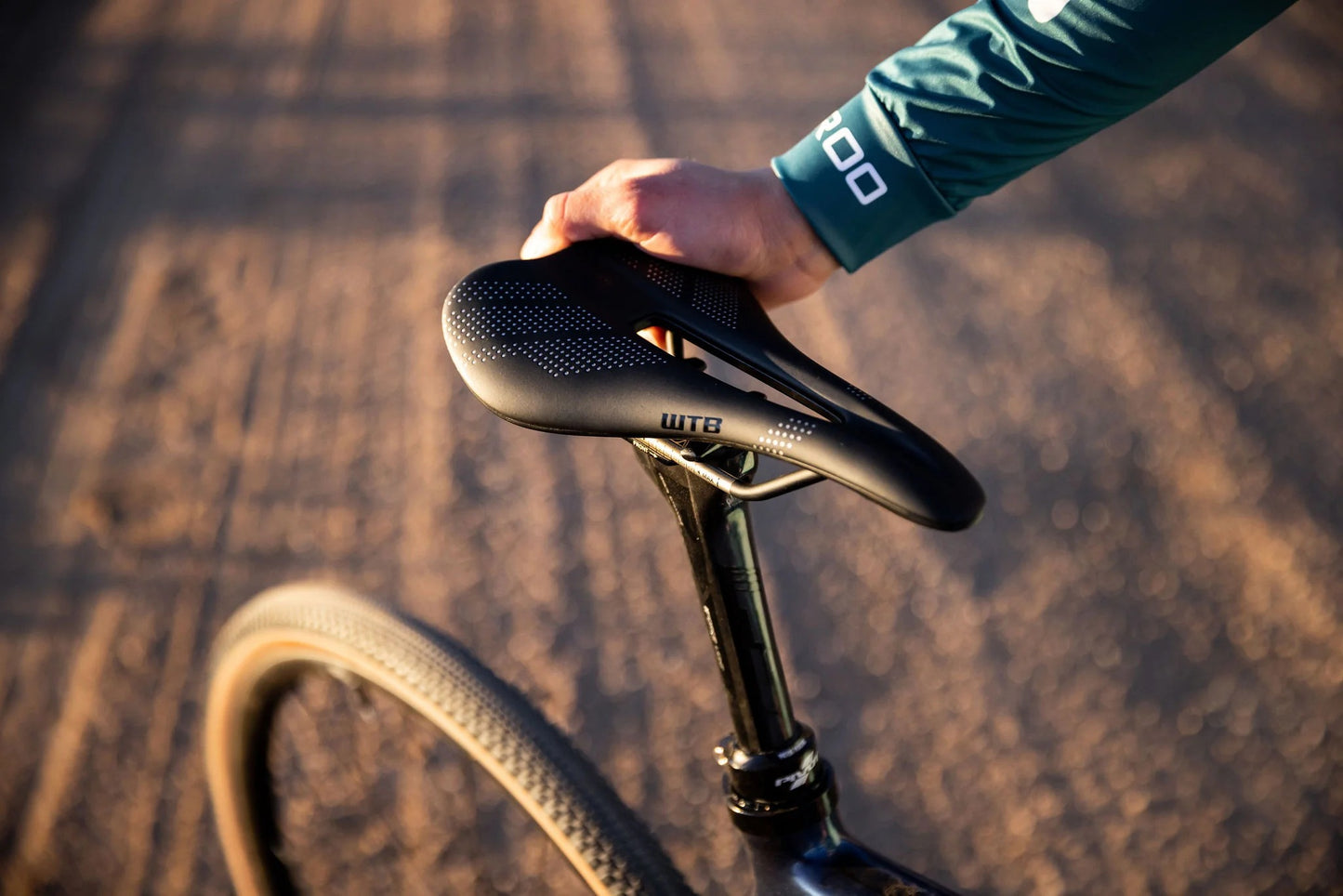 WTB GRAVELIER 140mm Saddle CRMO Rails Black
