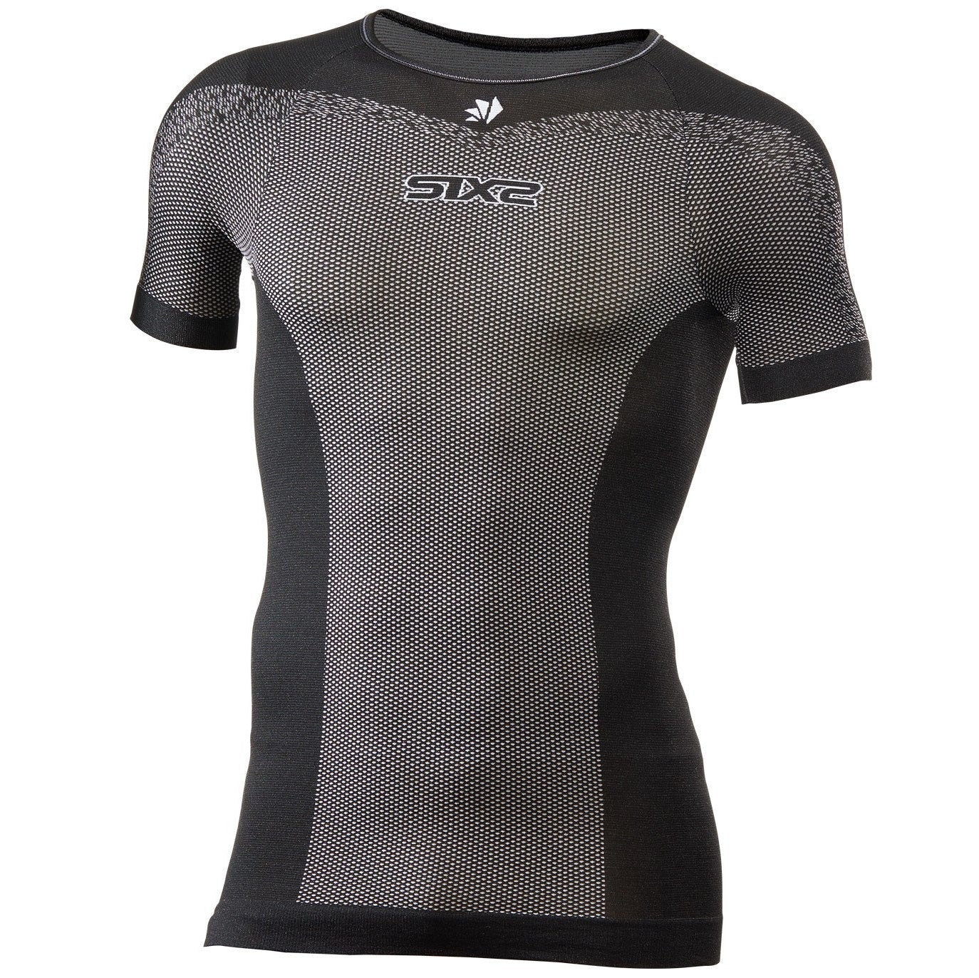 SIXS TS1L BT Underkläder med kort ärm Carbon Black