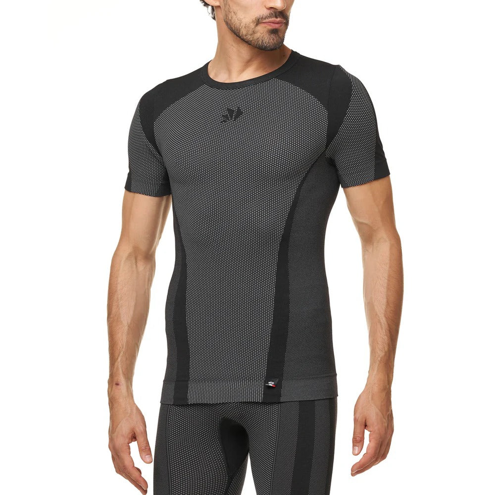 SIXS TS1 V2 Short Sleeve Underwear Carbon Black