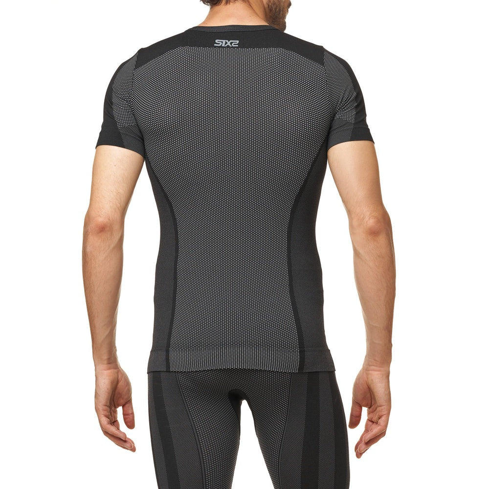 SIXS TS1 V2 Short Sleeve Underwear Carbon Black