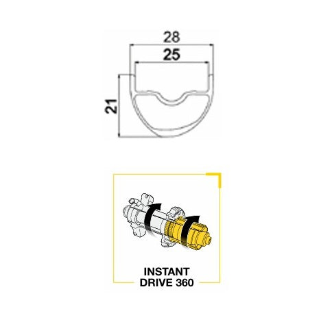 Par MAVIC ALLROAD 1 DISC Tubeless Ready-hjul (centerlås)