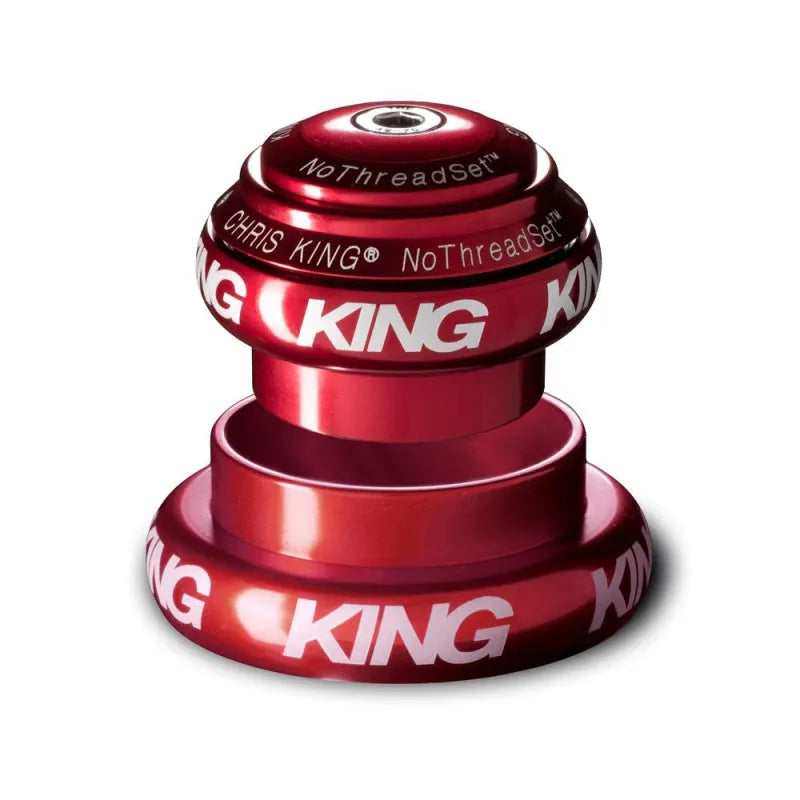Externt headset CHRIS KING NOTHREADSET 1"1/8-1,5" EC34/EC44 Röd