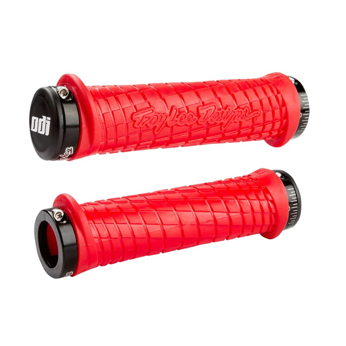Grips ODI TROY LEE DESIGNS Lock-On 130 mm Red
