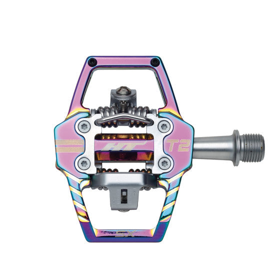 HT COMPONENTS ENDURO T2 Pedaler Petroleum