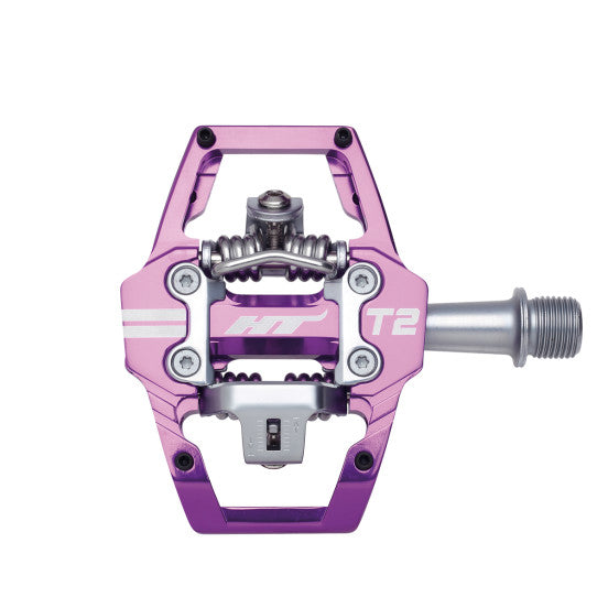 HT COMPONENTS ENDURO T2 Pedaler Lila