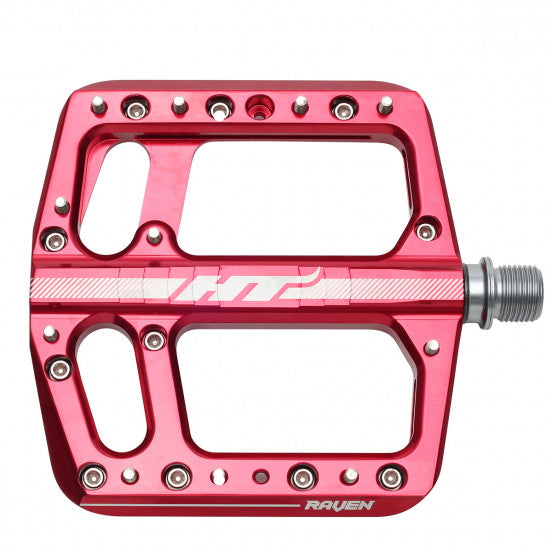 HT COMPONENTS RAVEN 12 Red Platta pedaler