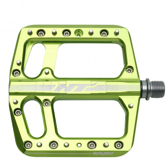 HT COMPONENTS RAVEN 12 Green Platta pedaler