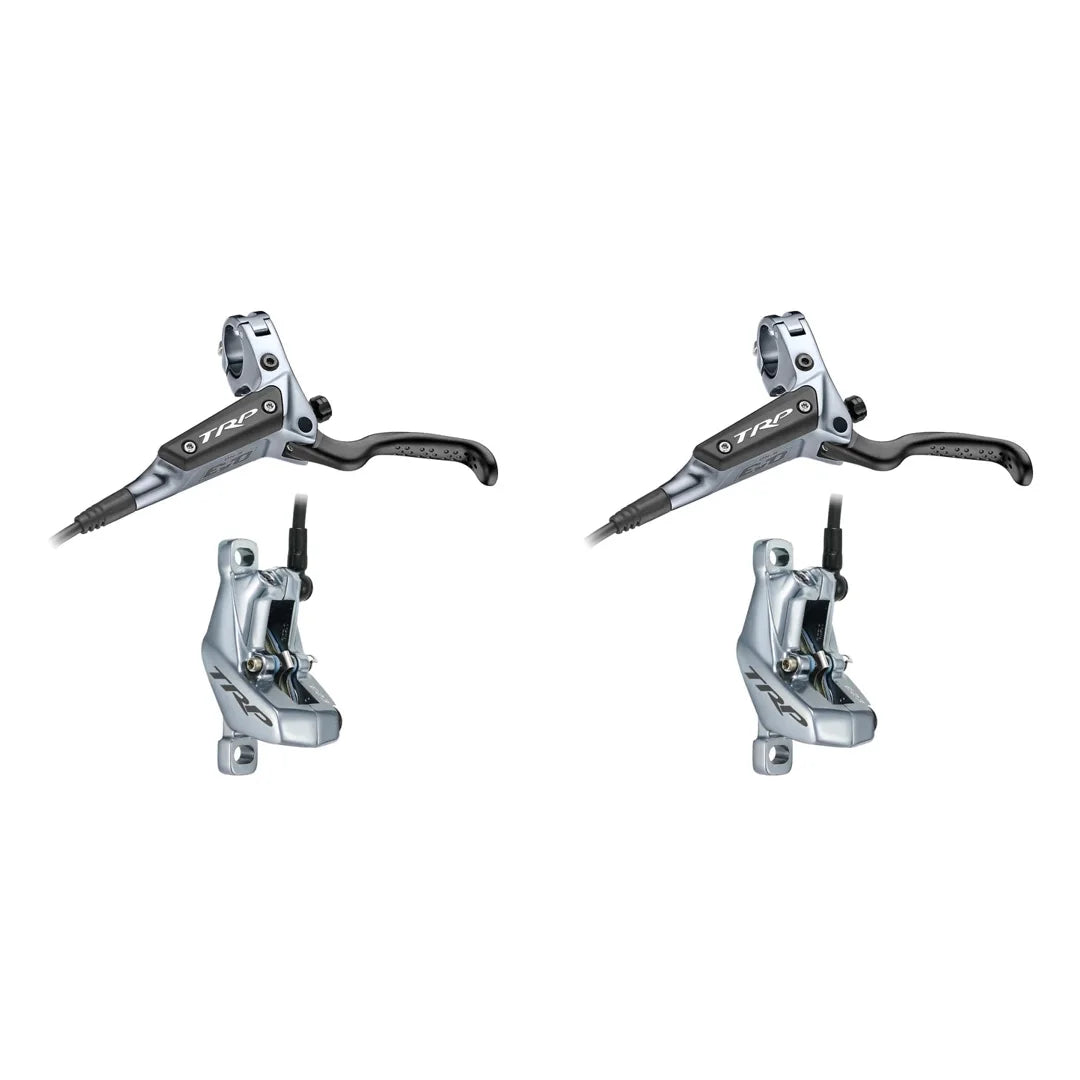 Ett par TRP DHR EVO Silver-bromsar