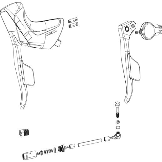 Stealth-A-Magic hose connection kit SRAM rival ETAP AXS HRD