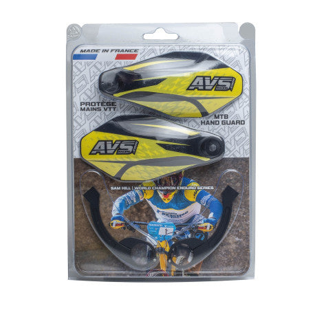 AVS KIT DECO handskydd Alu Tab Svart/Gul