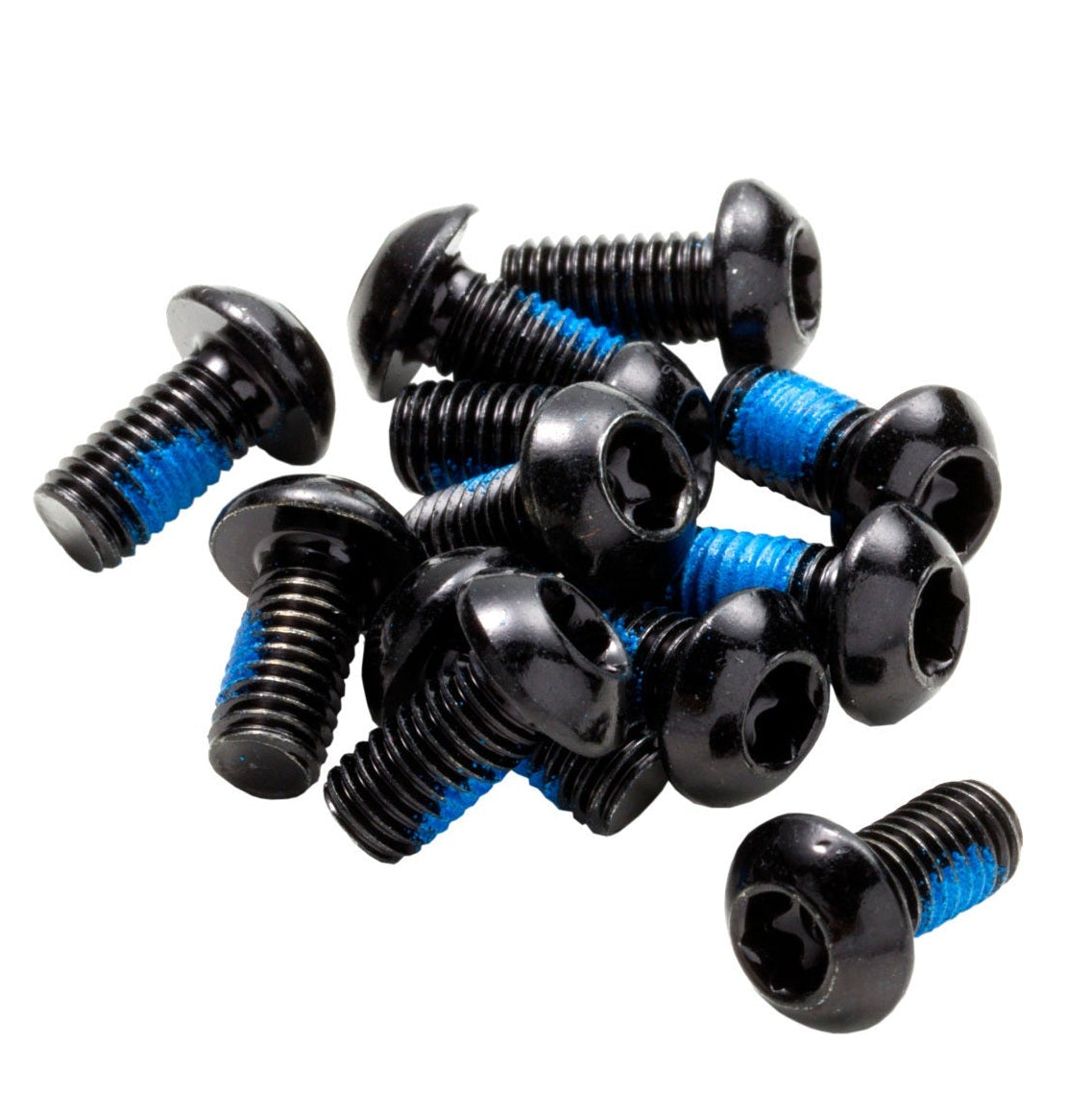 Kit of 12 Anodised REVERSE COMPONENTS Disc Bolts Black