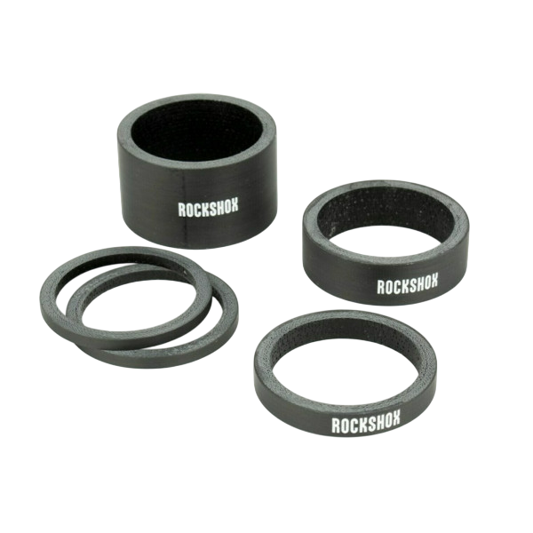 ROCKSHOX UD Carbon Spacer Kit 1"1/8 Svart