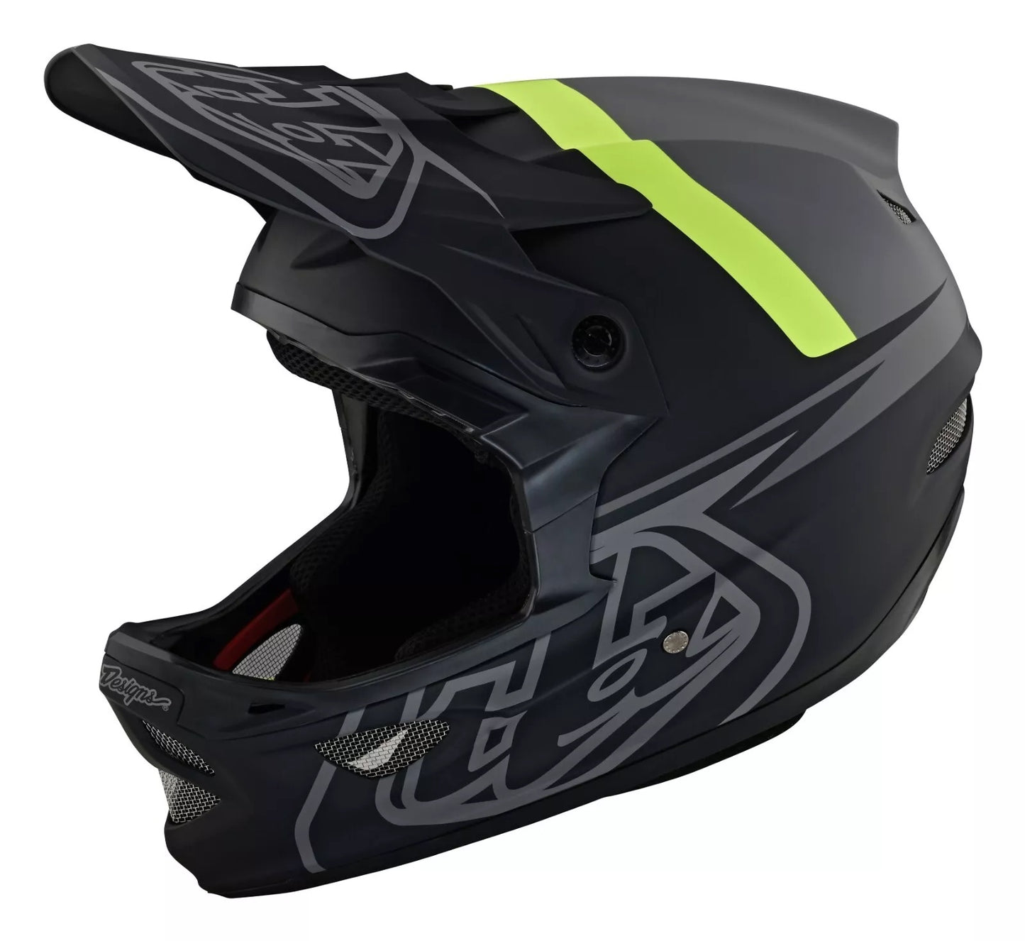 TROY LEE DESIGNS D3 FIBERLITE MTB-hjälm Grå