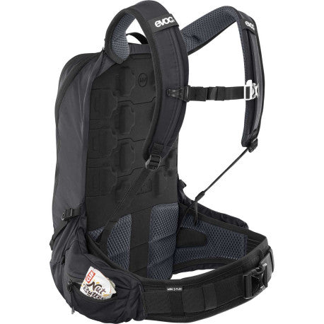 Backpack with Dorsal EVOC TRAIL PRO BLACKLINE 16 L Black