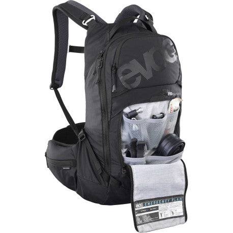 Backpack with Dorsal EVOC TRAIL PRO BLACKLINE 16 L Black