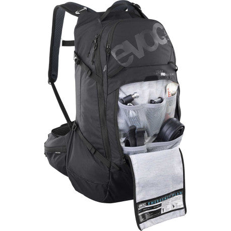 Backpack with Dorsal EVOC TRAIL PRO BLACKLINE 26 L Black