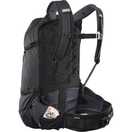 Backpack with Dorsal EVOC TRAIL PRO BLACKLINE 26 L Black