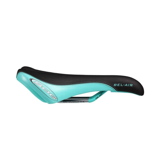 Saddle SDG BEL-AIR RL Rails CrMo Black/Turquoise