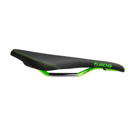 SDG DUSTER P MTN Rails Cr-Mo Sadel Svart/Grön