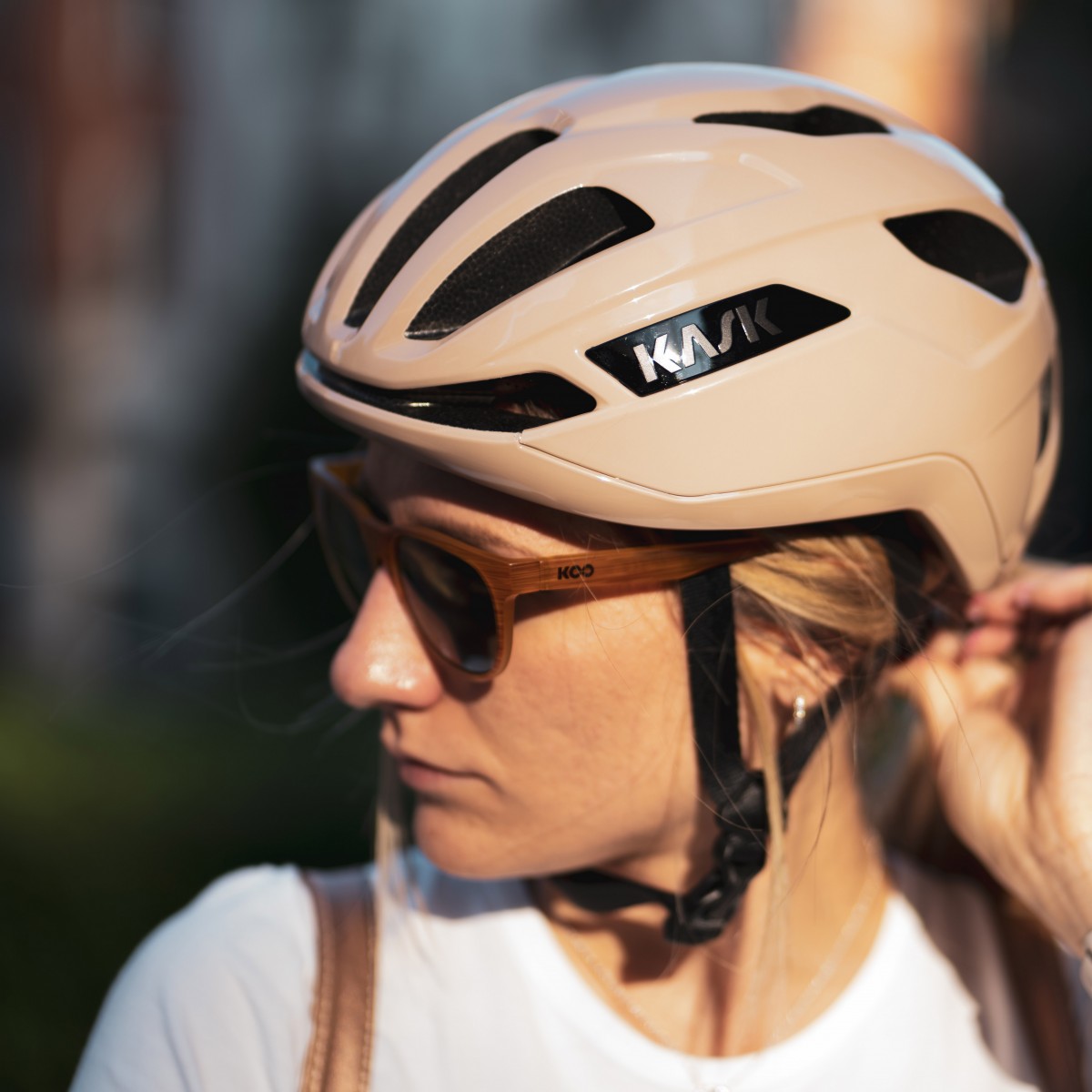 Headset Road KASK SINTESI Beige
