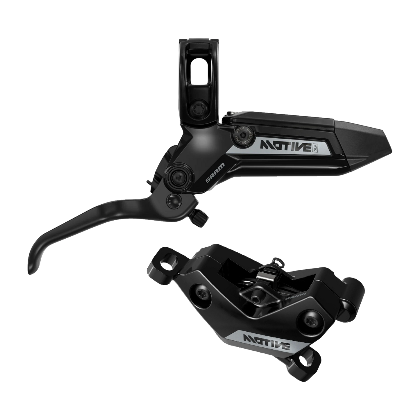 Par SRAM MOTIVE SILVER-bromsar Svart