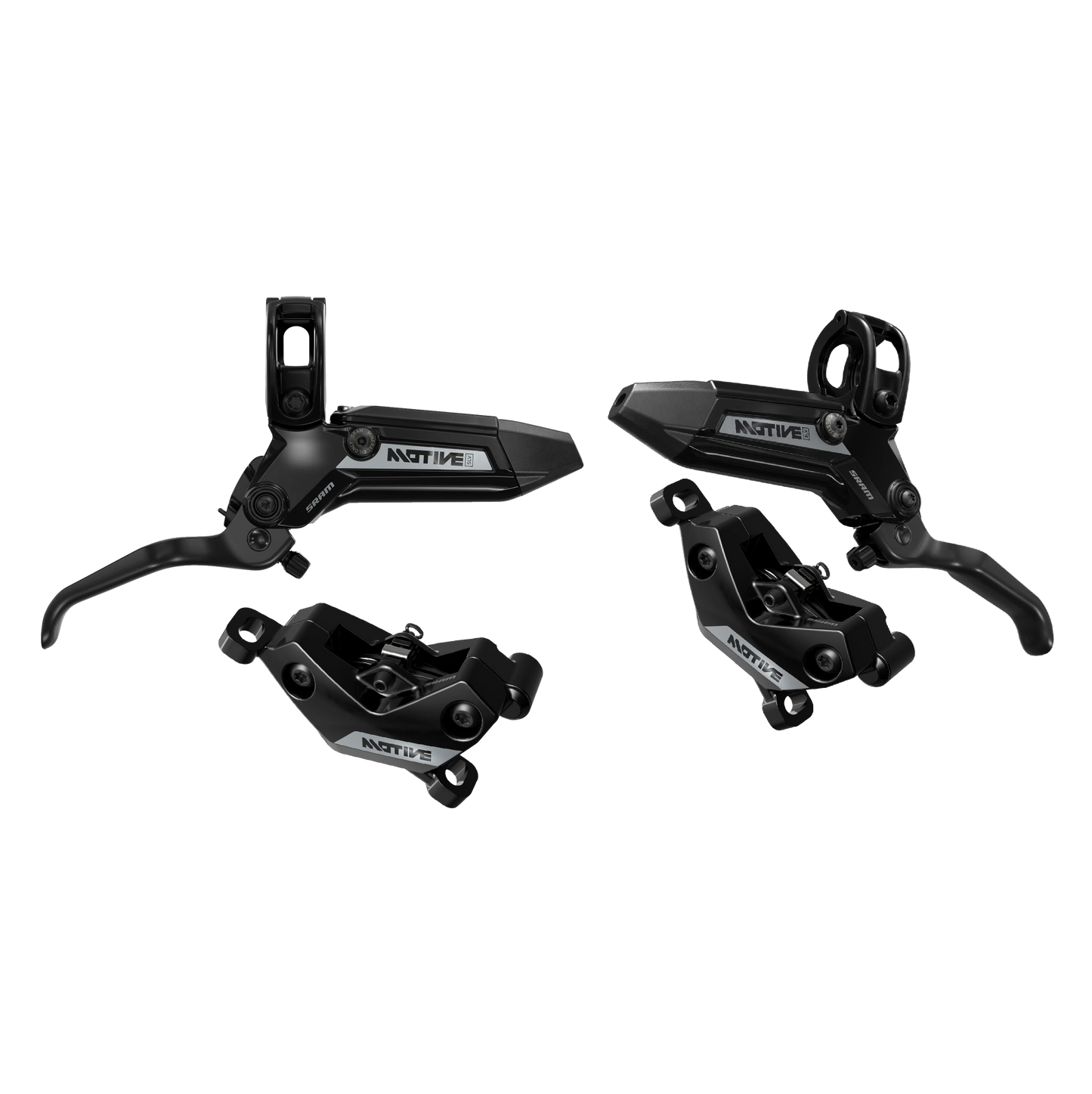 Par SRAM MOTIVE SILVER-bromsar Svart