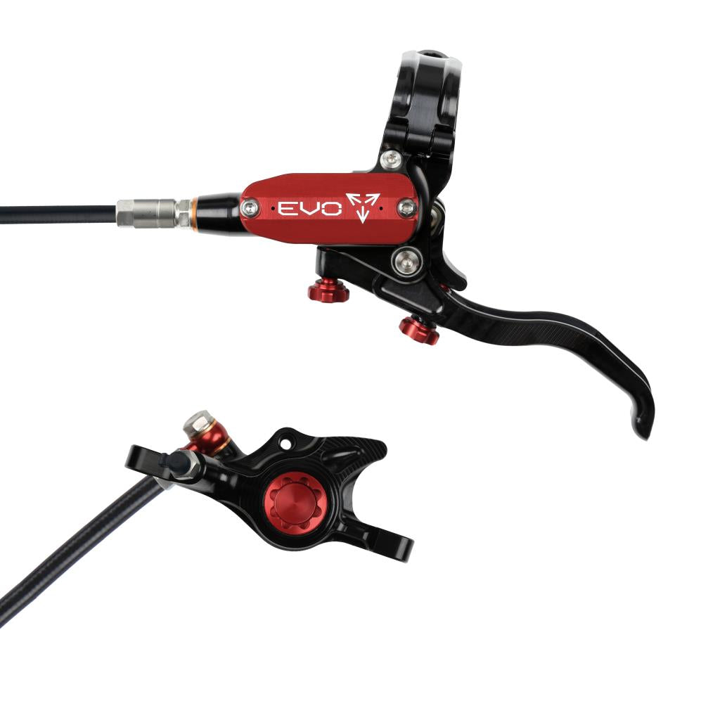 HOPE TECH 4 EVO X2 PM frambroms Svart/Röd