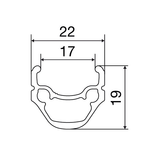 Par MAVIC CROSSRIDE UB 26" hjul 9x100mm/9x135mm