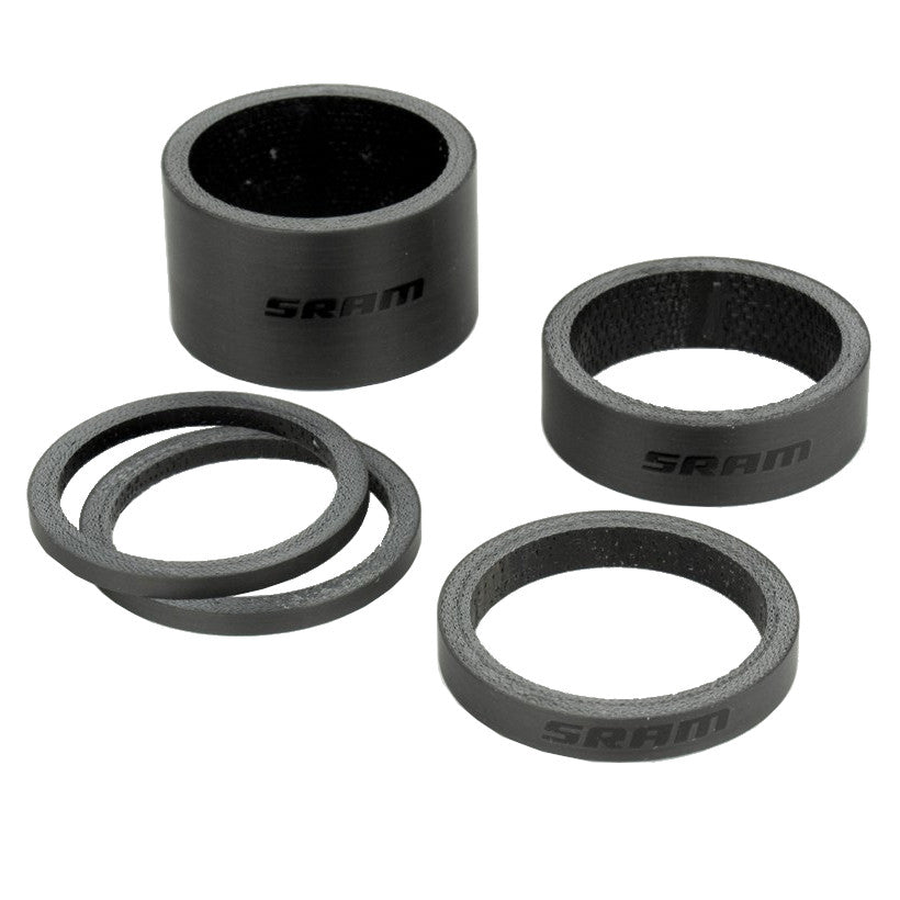 SRAM Carbon Black Steering Spacers