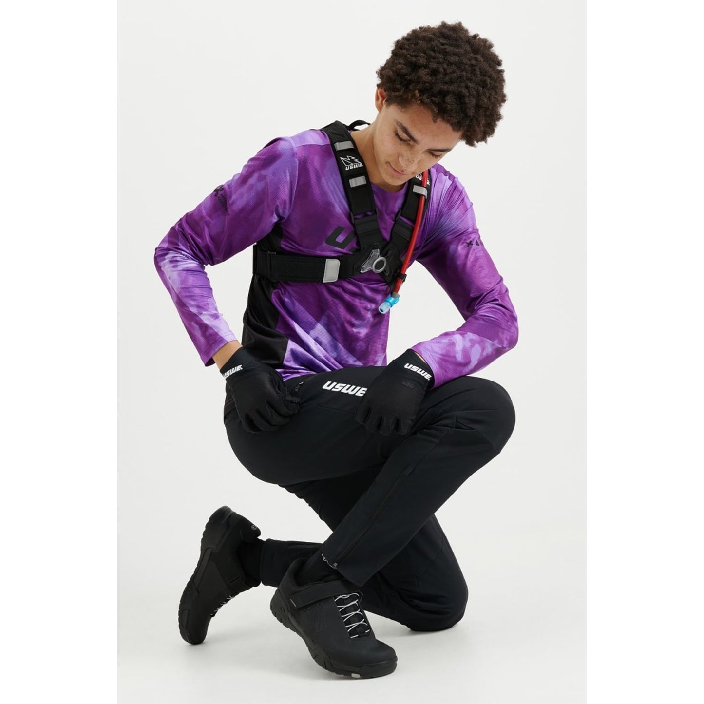 USWE LUFTIG MTB Long Sleeve Jersey Purple