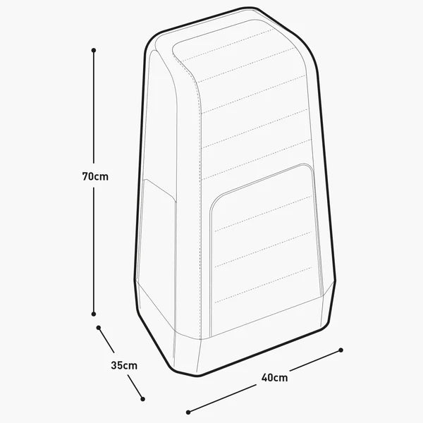 EVOC 90L Resesäck Svart