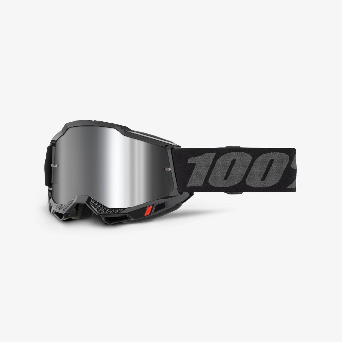 Mask 100% ACCURI 2 Svart Silver Mirror-lins