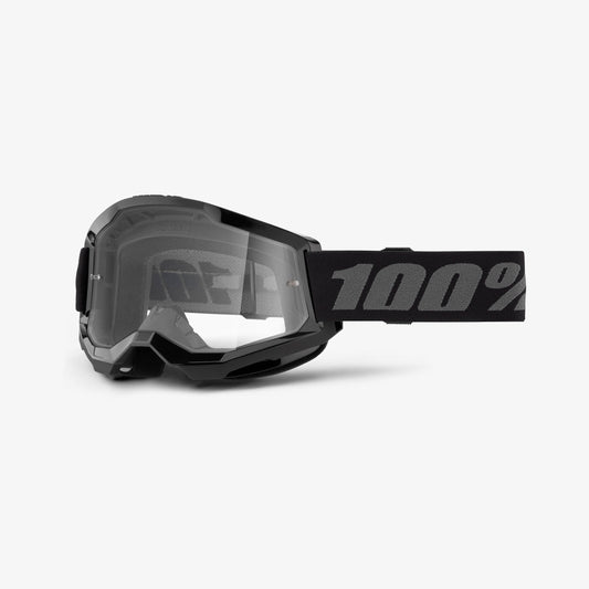 Goggles 100% STRATA 2 Junior Svart Klar lins