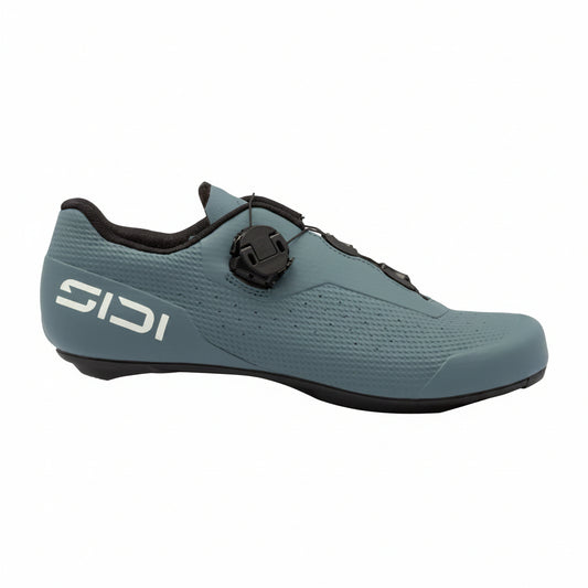 Landsvägskor Sidi Fast 3 storm grey och ice white, yttre profilvy