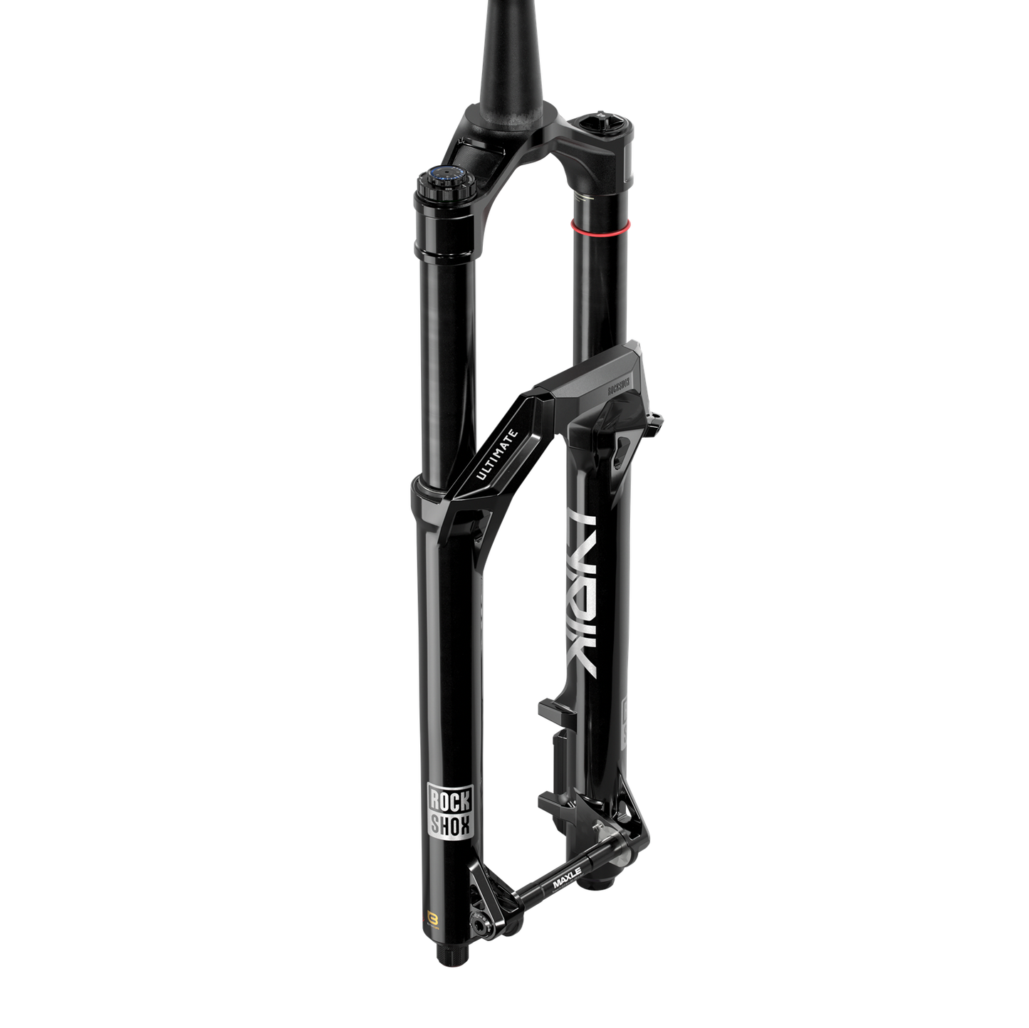 Gaffel Lyrik Ultimate CHARGER 3.2 RC2 - 27,5" Boost™ 15x110 Gloss Black Alum Str Tpr 44offset C5/R55 LinearXL (inkluderar Bolt On Fenders,Star nut,Maxle Stealth)E1