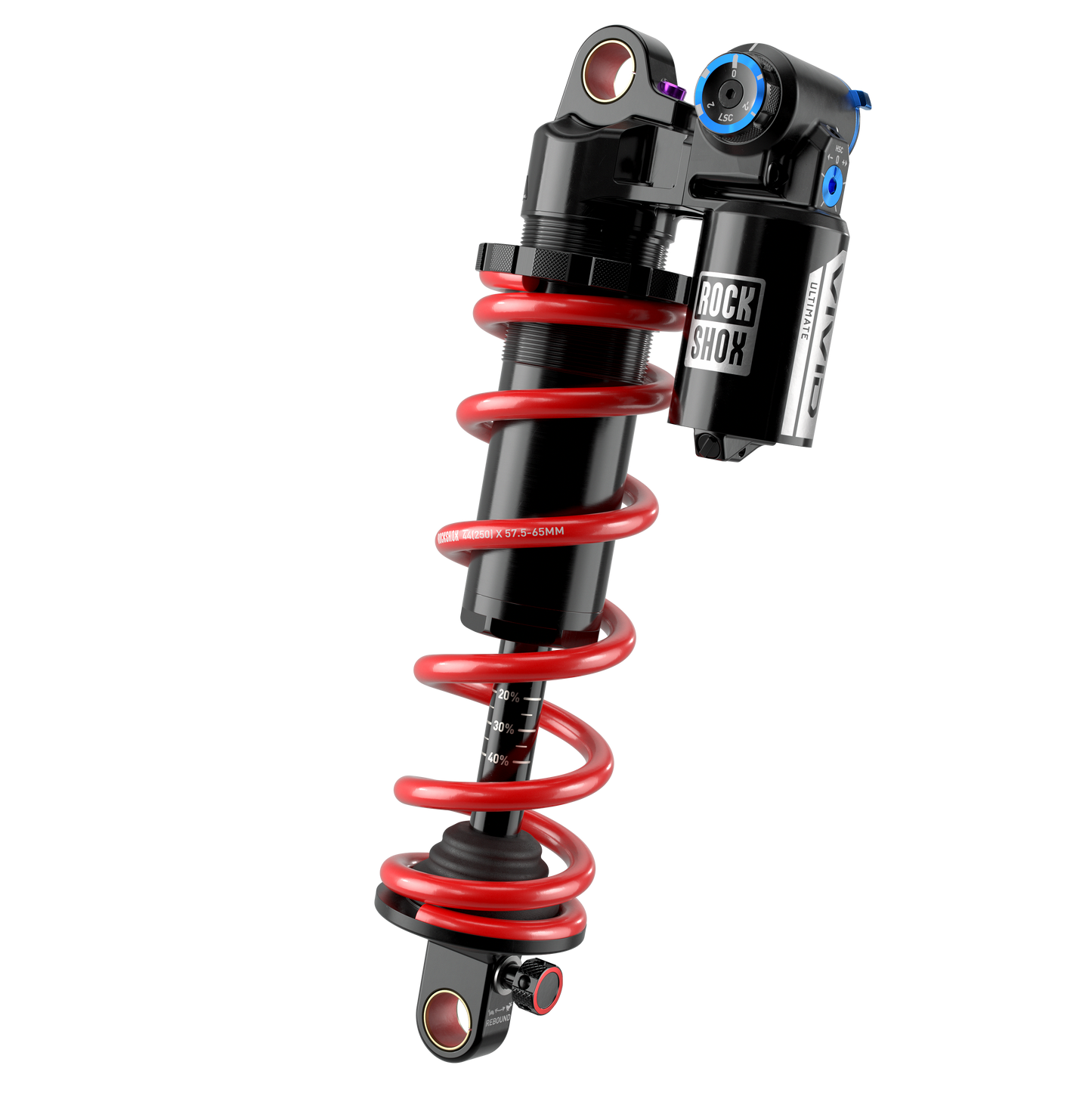ROCKSHOX VIVID COIL ULTIMATE RC2T D1 Standard stötdämpare för SantaCruz Megatower2 (2022+)