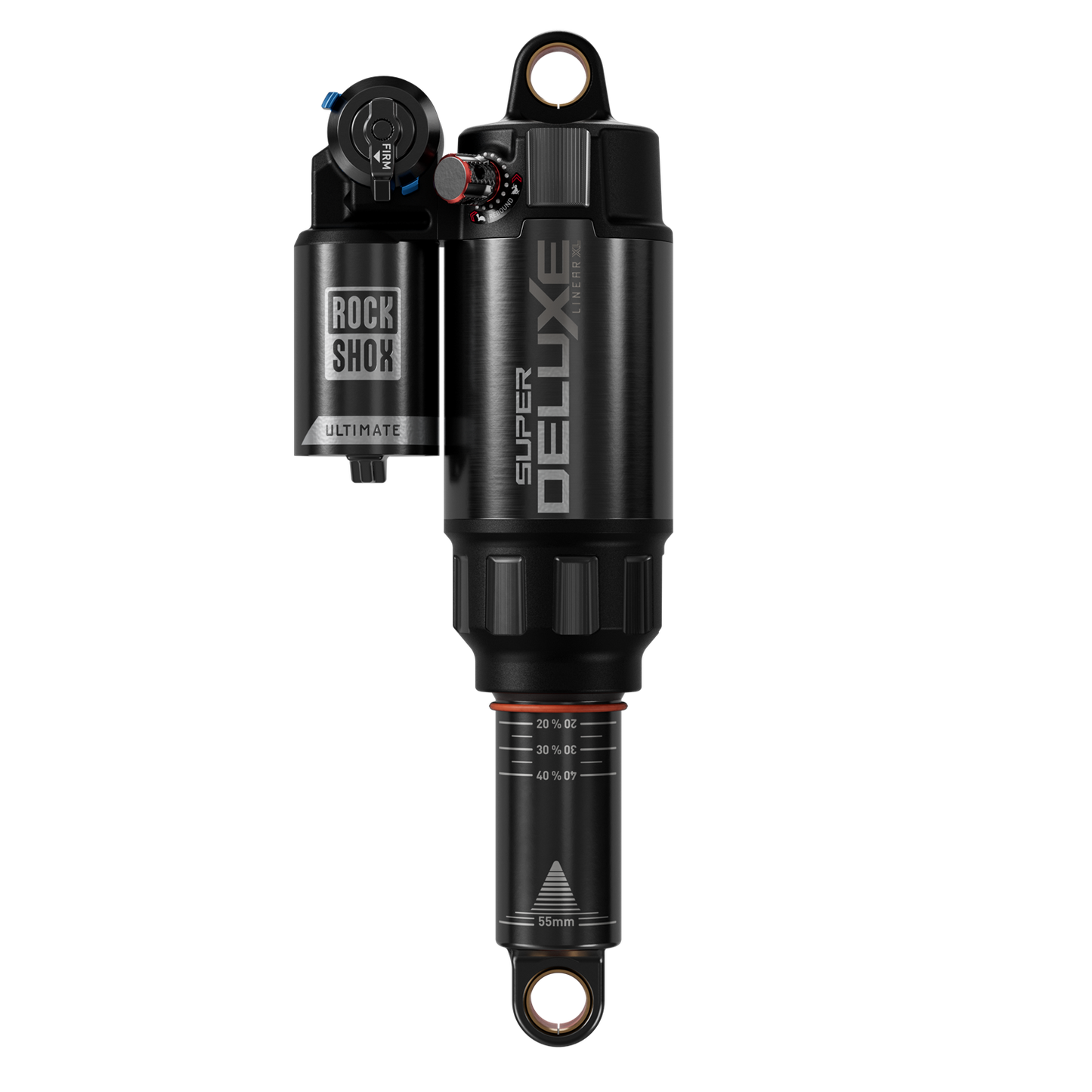 Bakre stötdämpare Super Deluxe Ultimate RC2T - Linear XL Air, Token Loc 2, Reb55/Comp34, Lockout 45, hydraulisk botten Standard-D1
