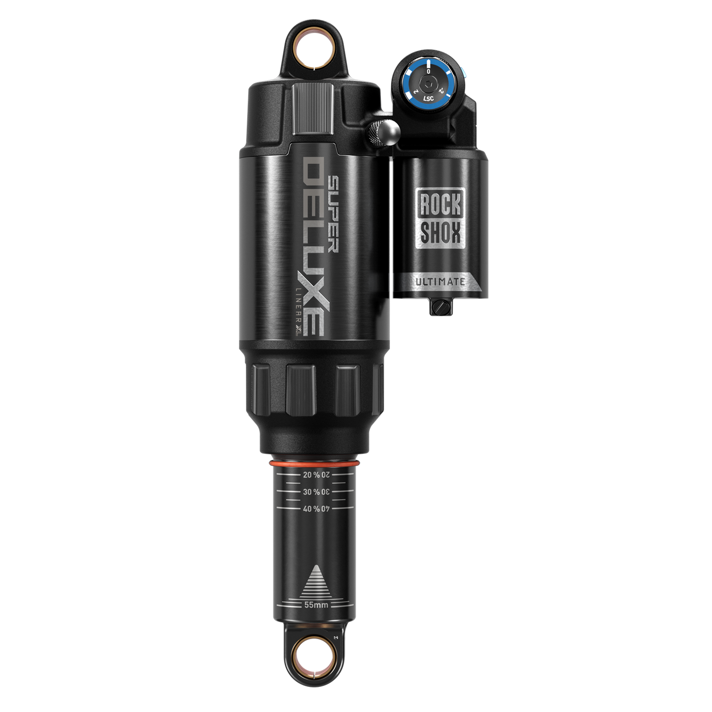 Bakre stötdämpare Super Deluxe Ultimate RC2T - Linear XL Air, Token Loc 2, Reb55/Comp34, Lockout 45, hydraulisk botten Standard-D1