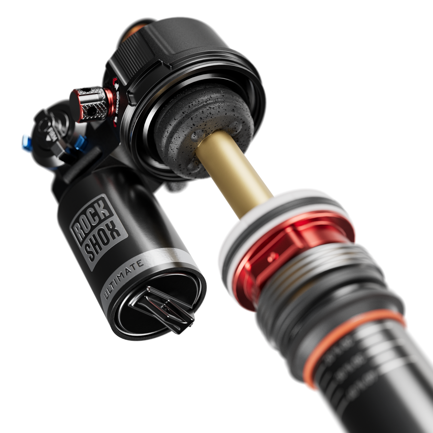 Bakre stötdämpare Super Deluxe Ultimate RC2T - Linear XL Air, Token Loc 2, Reb55/Comp34, Lockout 45, hydraulisk botten Standard-D1